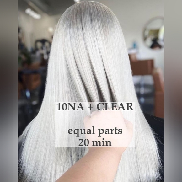 Redken Color Gels Lacquers (High Saturation Lacquer) 10NA Snow Queen & Clear~New - Picture 2 of 3